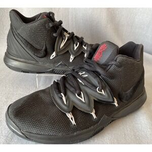 Nike Kyrie 5 (GS) Red Carpet Black Basketball Youth Boys AQ2456-016 Size 5.5 Y